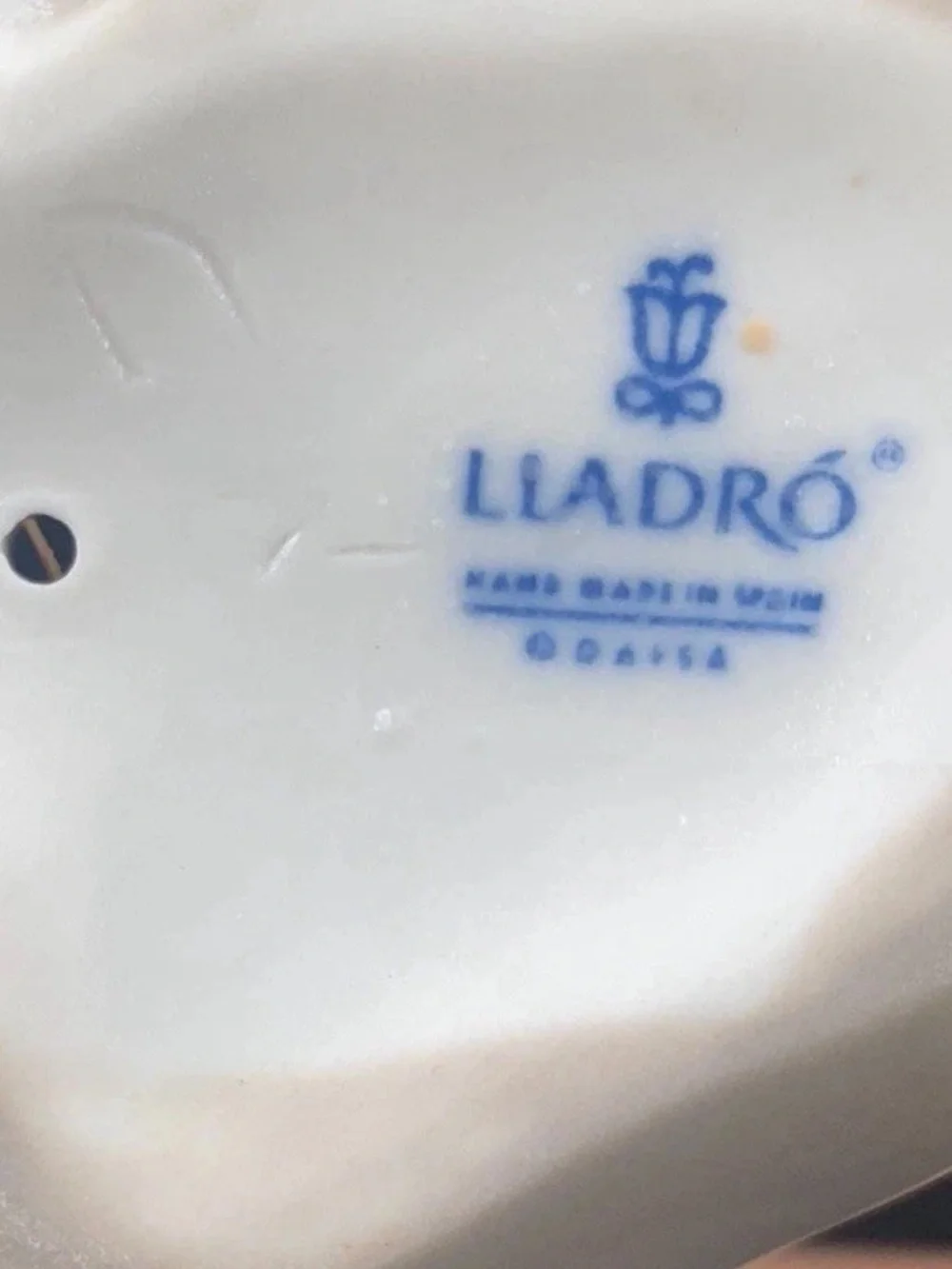 Lladro Nativity Donkey Laying Porcelain Figurine, Glazed Finish VTG F13N